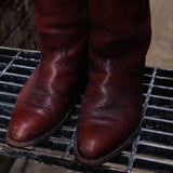 Vintage Leather Frye Mens Cowboy Boots
