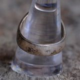 Vintage Sterling Lapis Signet Ring 10