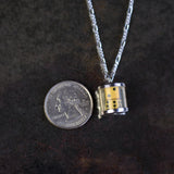 Vintage Sterling Shootin Dice Necklace