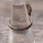 Vintage Sterling Jasper Feather Ring 7
