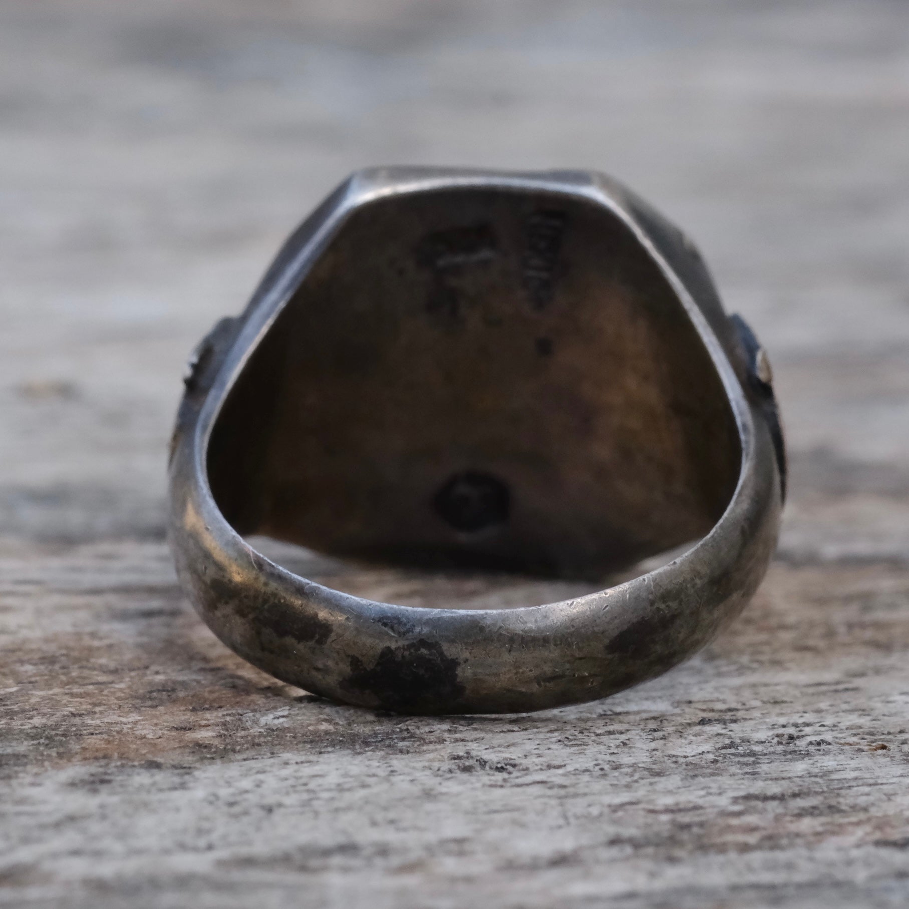Vintage Mexican Biker Souvenir Ring 9