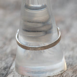 Vintage Sterling Turquoise Feather Ring 9.75