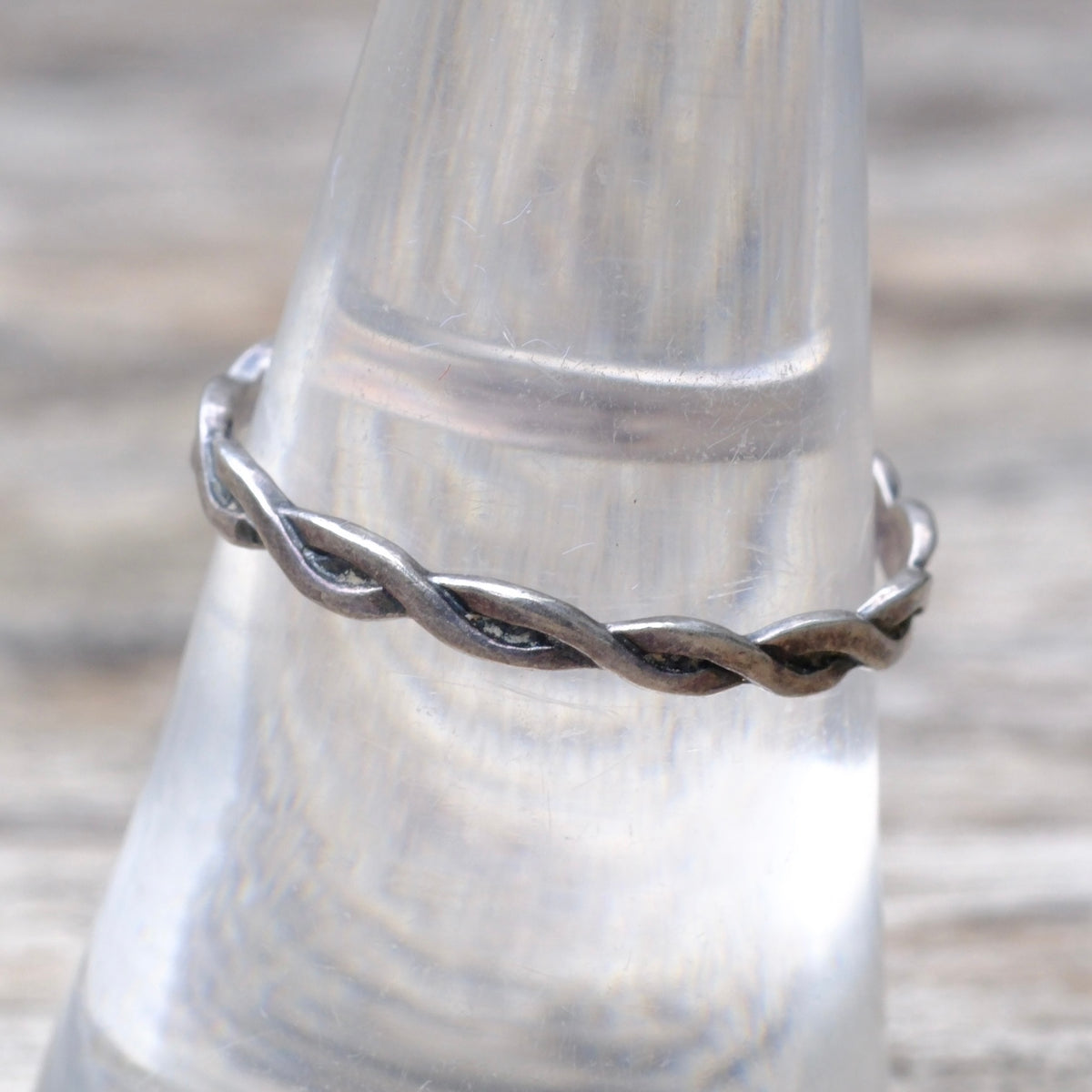 Vintage Sterling Braided Band 7.75