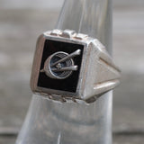 Vintage Sterling Boy Scouts Ring 6.75