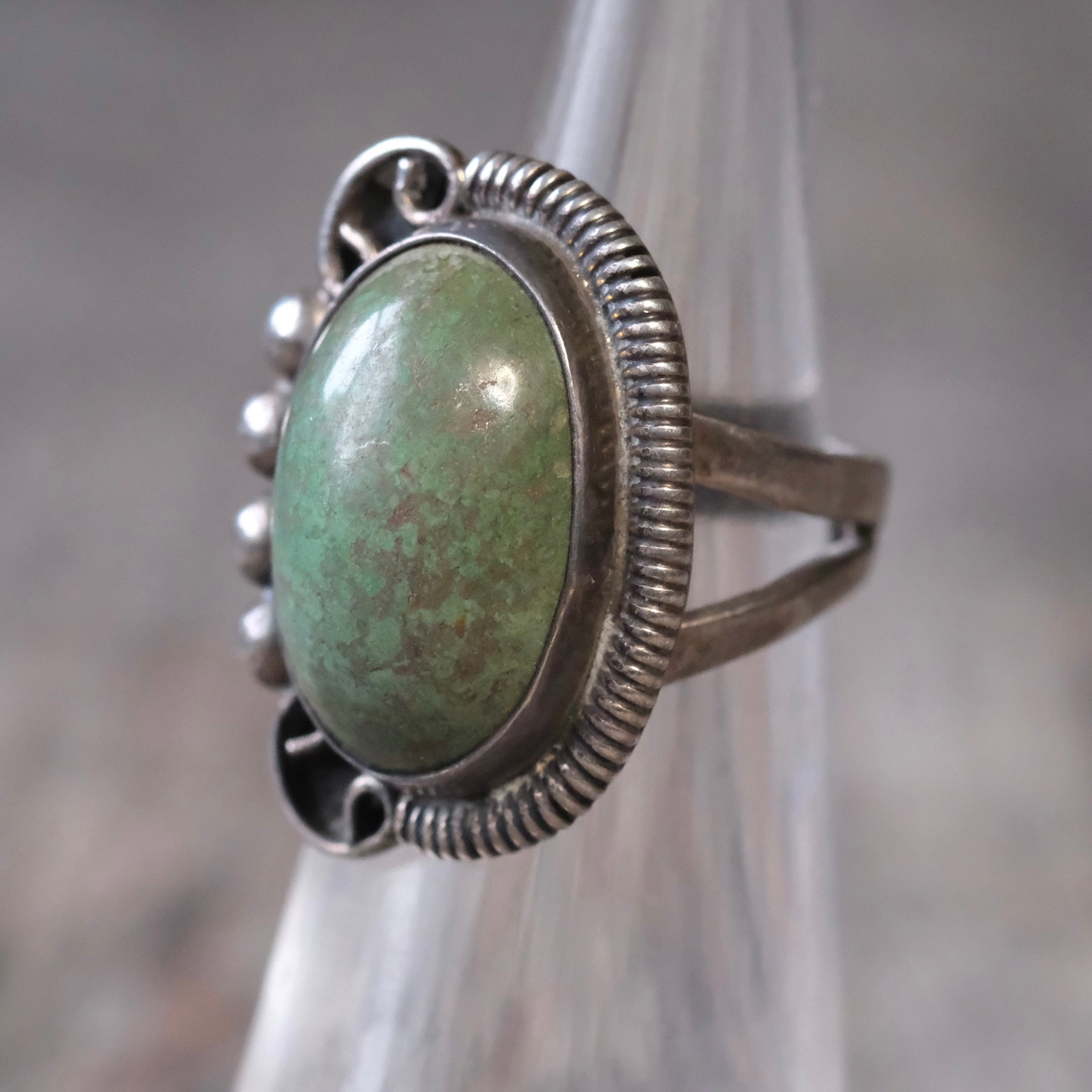 Vintage Sterling Turquoise Ring 4