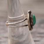Vintage Sterling Turquoise Ring 5.75