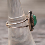 Vintage Sterling Turquoise Ring 5.75