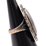 Vintage Sterling Petrified Wood Ring 5