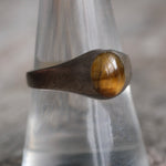 Vintage Sterling Tigers Eye Ring 8