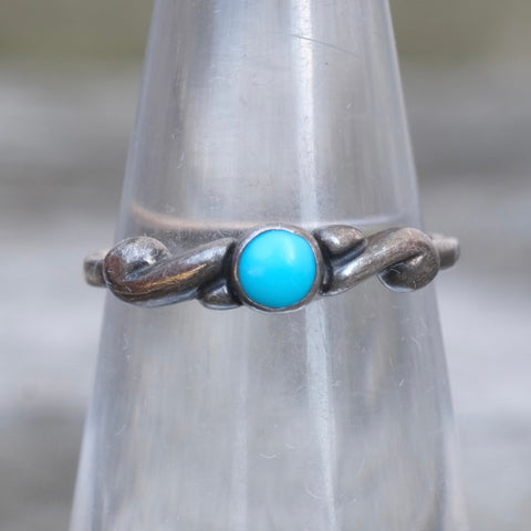 Vintage Sterling Turquoise Band 5
