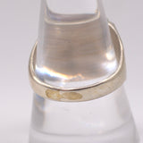 Vintage Sterling Turquoise Stamped Band Ring 9.75