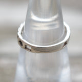 Vintage Sterling Silver Chain Ring 4.25