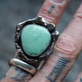 Vintage Sterling Turquoise Ring 7