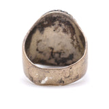 Vintage Sterling Onyx Ring 9