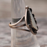 Vintage Sterling Mother Of Pearl Ring 6.5
