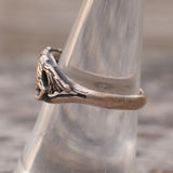 Vintage Sterling Silver Wolf Band 7.75