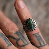 Vintage Sterling Turquoise Ring 5