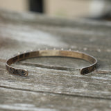 Vintage Sterling Turquoise Inlay Cuff