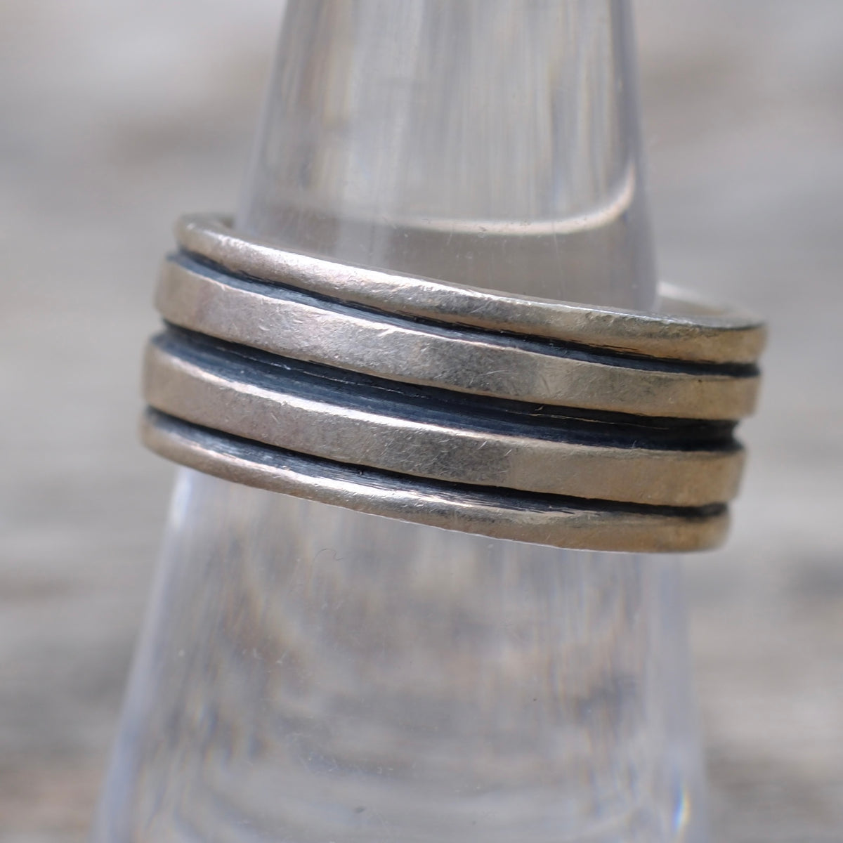 Vintage Sterling Silver Band Ring 8