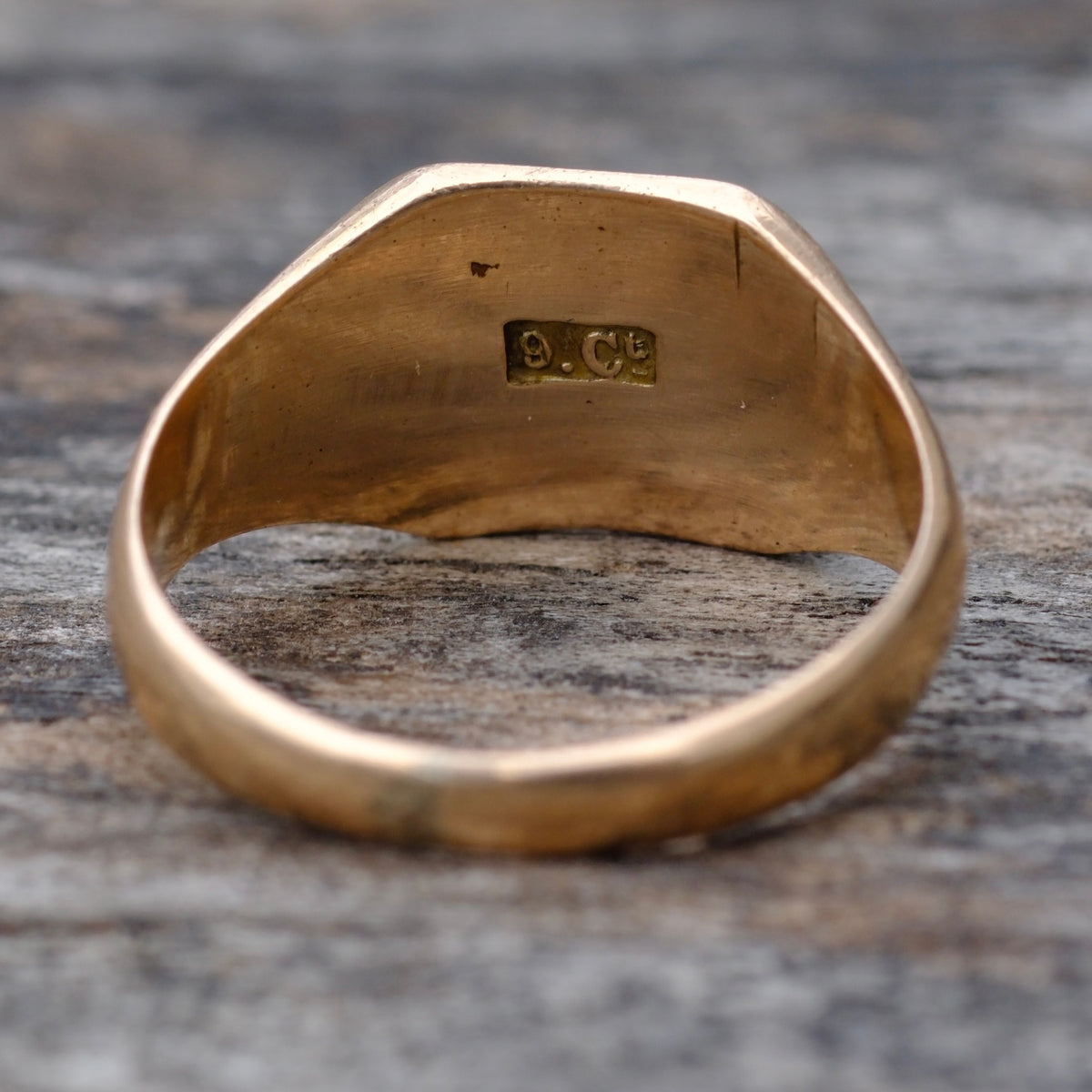 Vintage 10K Solid Gold KY Signet Ring 5.75