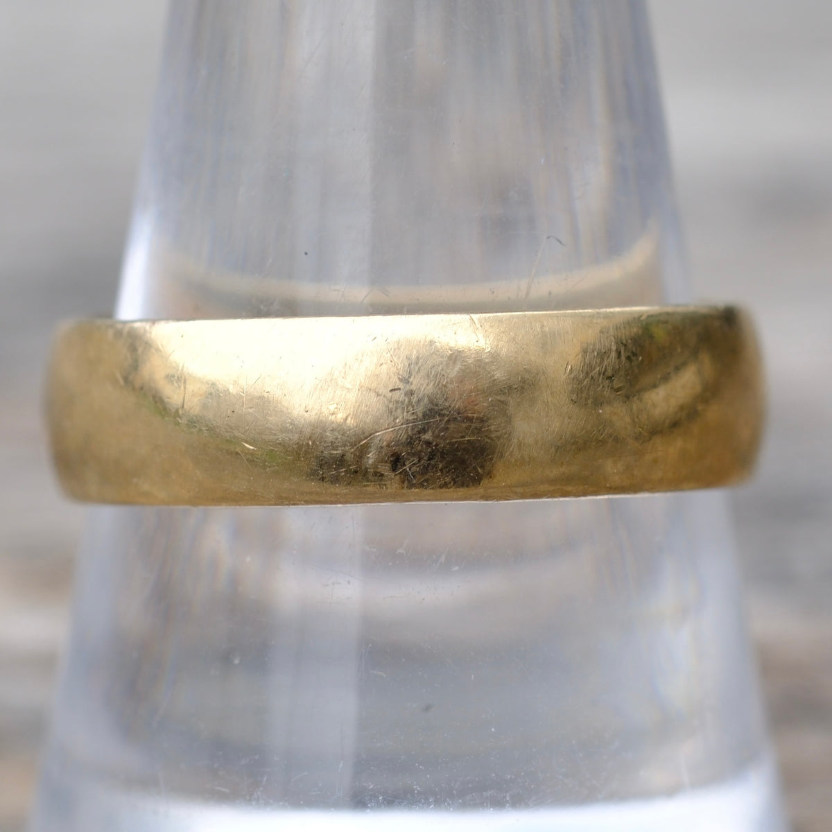 Vintage 10K Solid Gold Band Ring 9