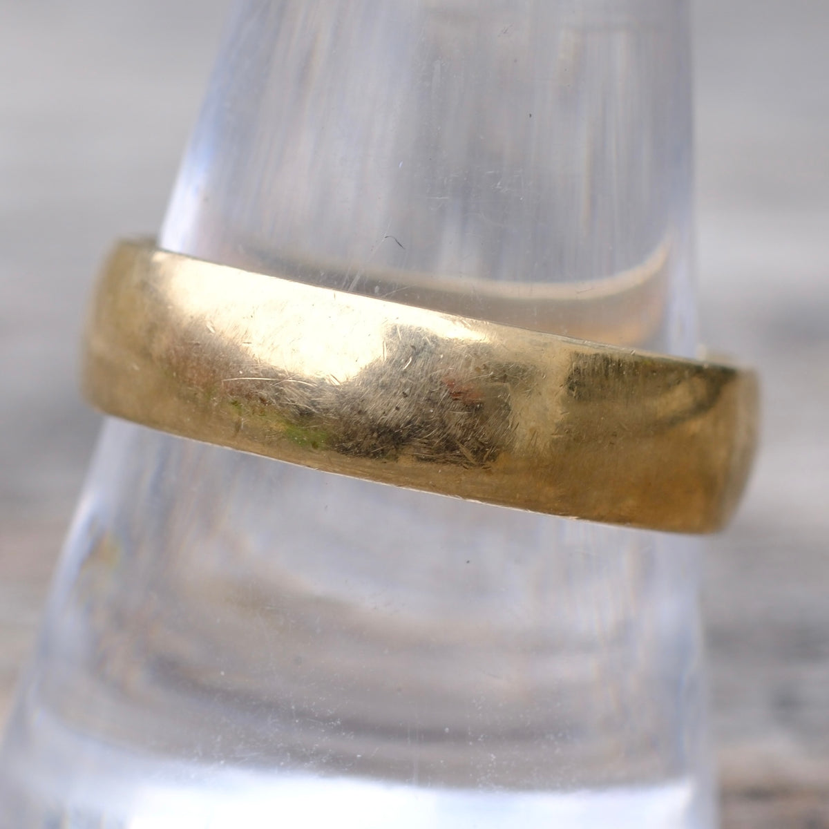 Vintage 10K Solid Gold Band Ring 9