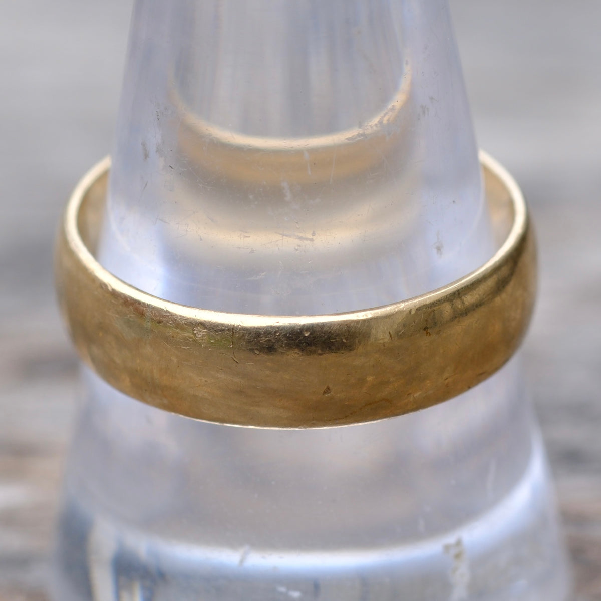 Vintage 10K Solid Gold Band Ring 9