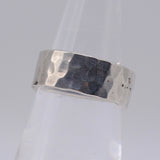 Vintage Sterling Silver Textured Band 5.75