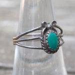 Vintage Sterling Turquoise Ring 7.25