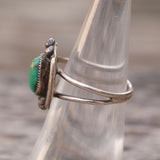 Vintage Sterling Turquoise Ring 5.75