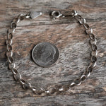 Vintage Sterling Rolo Chain Bracelet