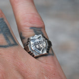 Vintage Sterling 1959 Class Signet Ring 6.75