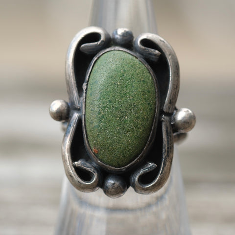 Vintage Sterling Turquoise Ring 7