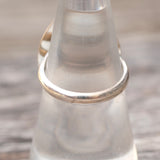 Vintage Sterling Multistone Inlay Ring 7