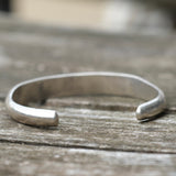 Vintage Sterling Turquoise Inlay Cuff
