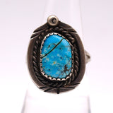 Vintage Sterling Turquoise Ring 6.25