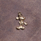 Vintage 14K Gold Mickey Pendant