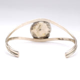 Vintage Sterling Red Agate Cuff Bracelet 6.5"