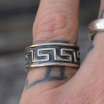 Vintage Sterling Silver Band 7