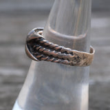 Vintage Sterling Silver Band 6.75