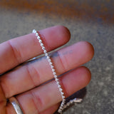 Vintage Sterling Silver Twisted Chain Bracelet 6.75"