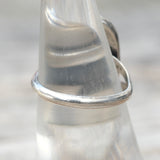 Vintage Sterling Malachite Ring 6.25