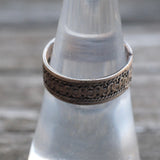 Vintage Sterling Silver Band 7