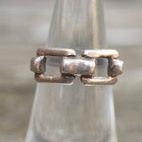 Vintage Sterling Silver Chain Band 5.5
