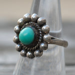 Vintage Sterling Turquoise Ring 8