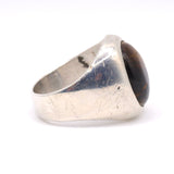 Vintage Sterling Tigers Eye Cabochon Ring 11.25