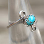 Vintage Sterling Turquoise Ring 6