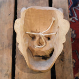 Vintage Wooden Japanese Hannya Mask