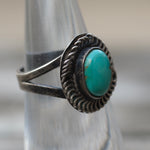 Vintage Sterling Turquoise Ring 5