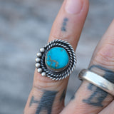 Vintage Sterling Turquoise Ring 4